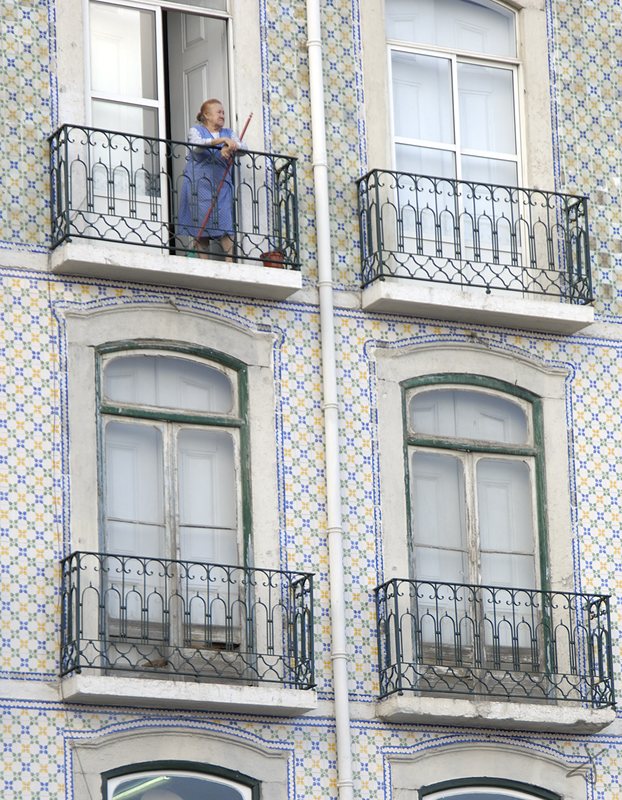 Balcony Lady